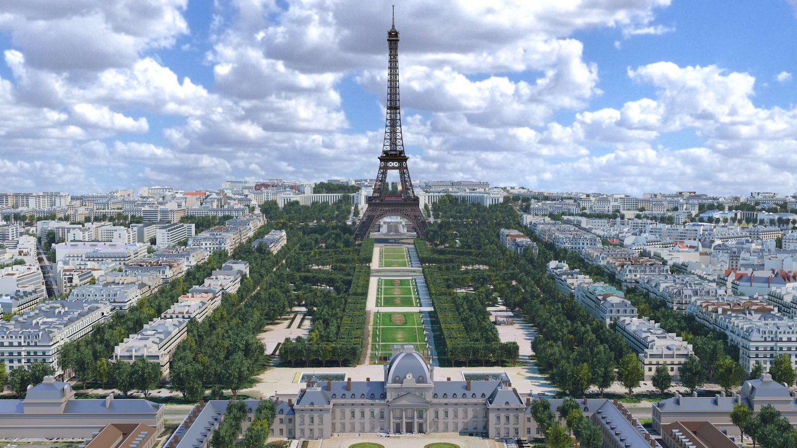 Eiffel Tower, Champs De Mars - Sheet3