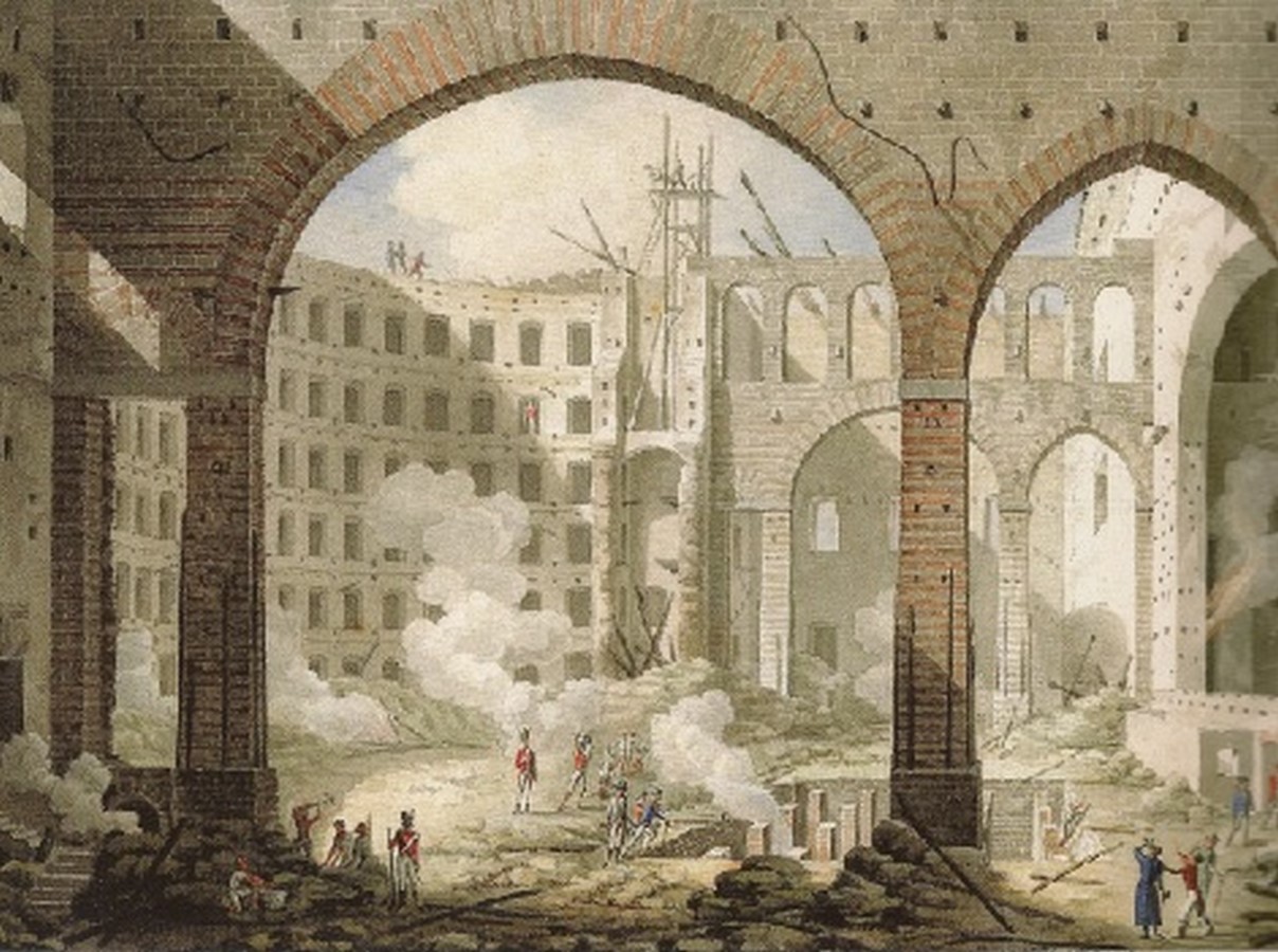 Destruction by fire Source: ©https://www.italyonthisday.com/