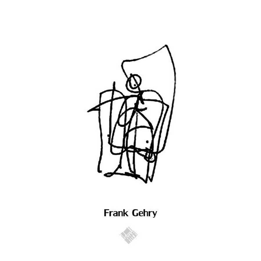 10 Human figures drawings by famous architects - Sheet5