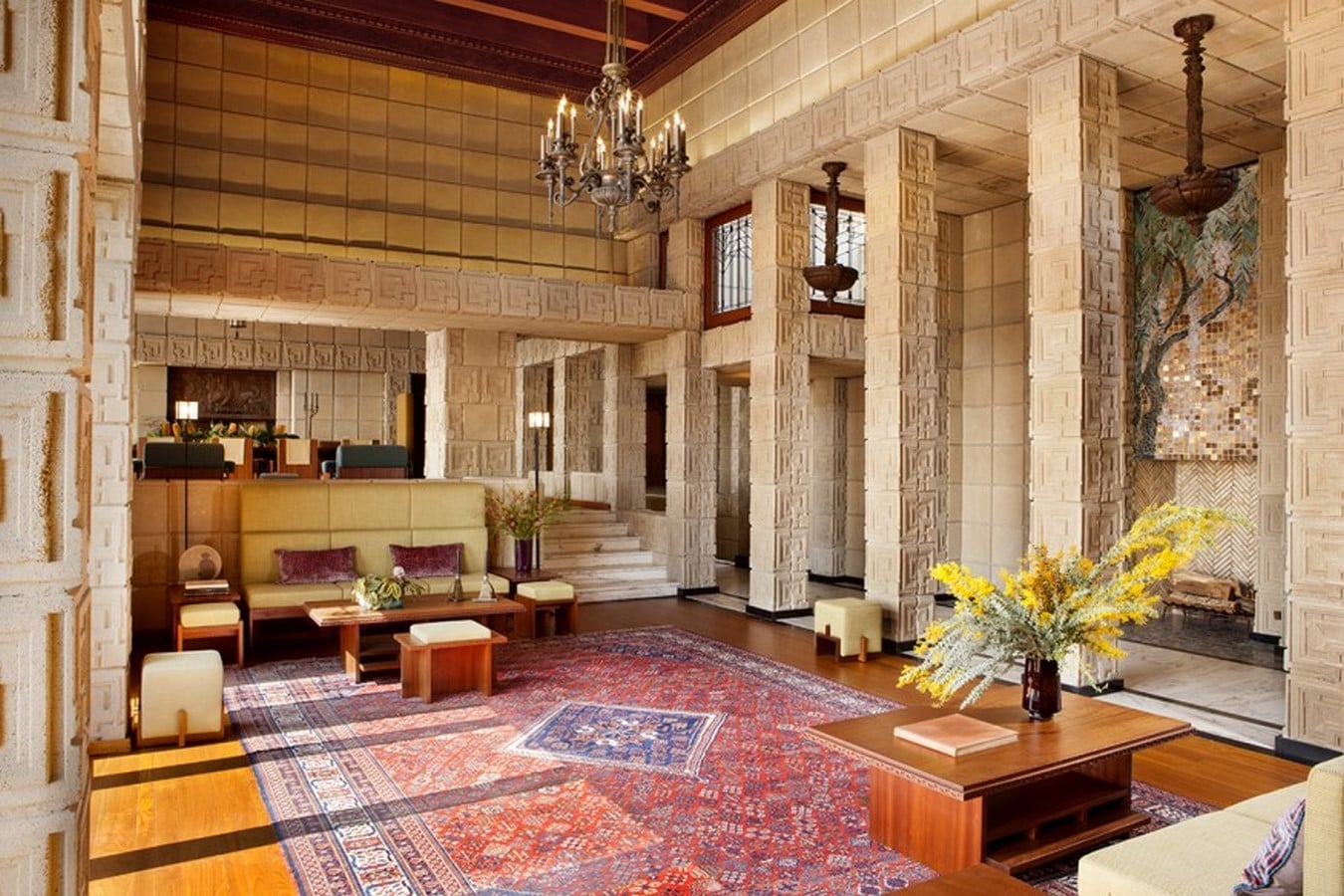 Ennis House by Frank Lloyd Wright A series of concrete block - Sheet6