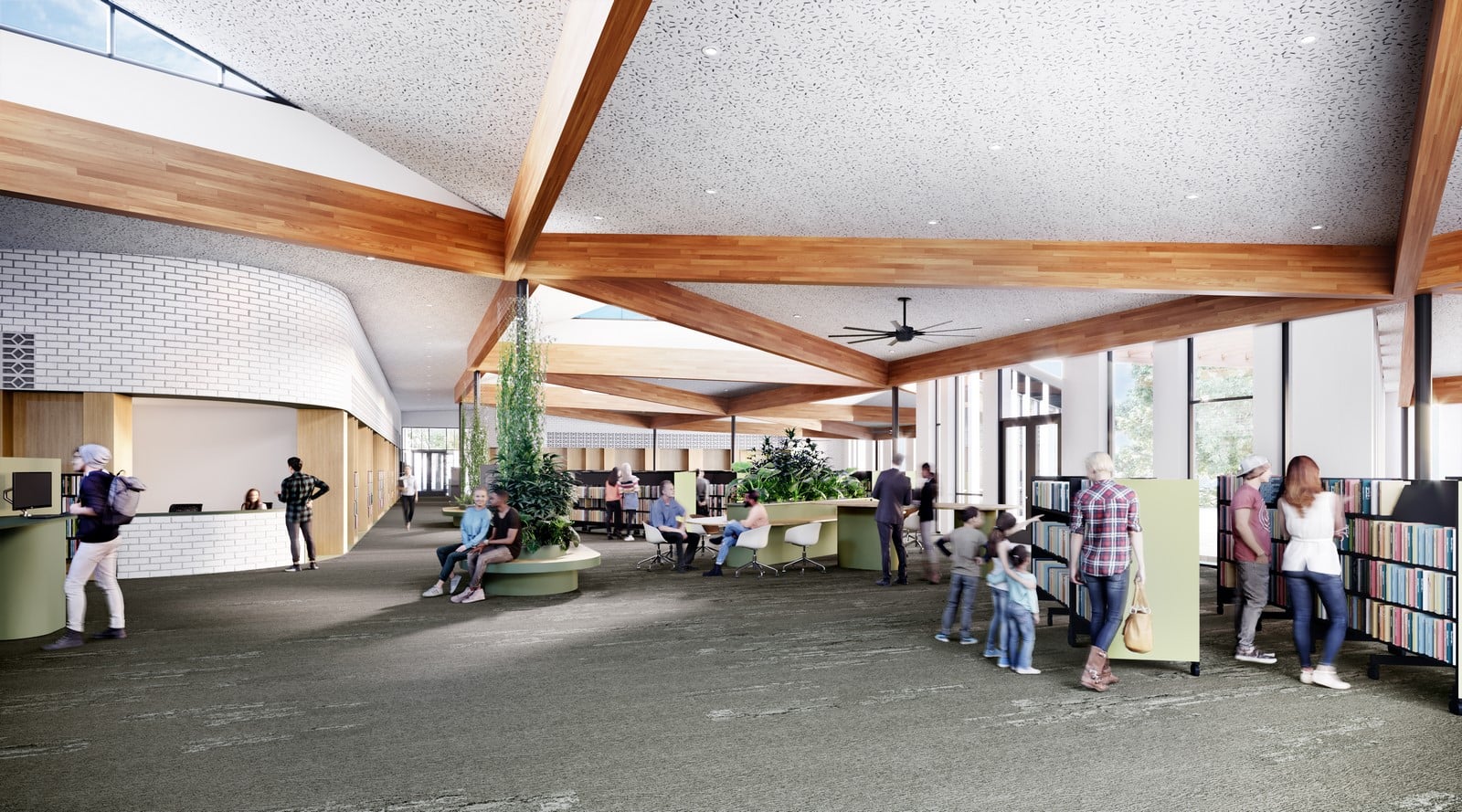 Contemporary library design By DesignInc - Sheet1