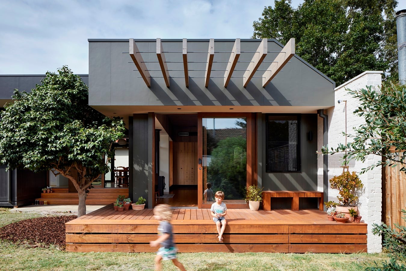 Courtyard Deck House by ZGA Studio - Sheet1