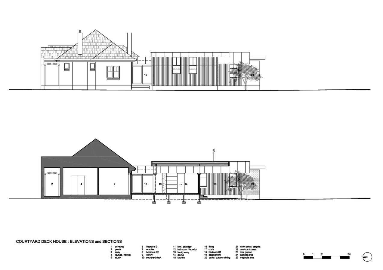 Courtyard Deck House by ZGA Studio - Sheet10