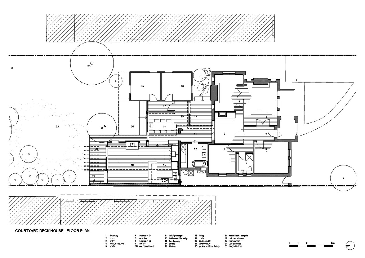 Courtyard Deck House by ZGA Studio - Sheet12