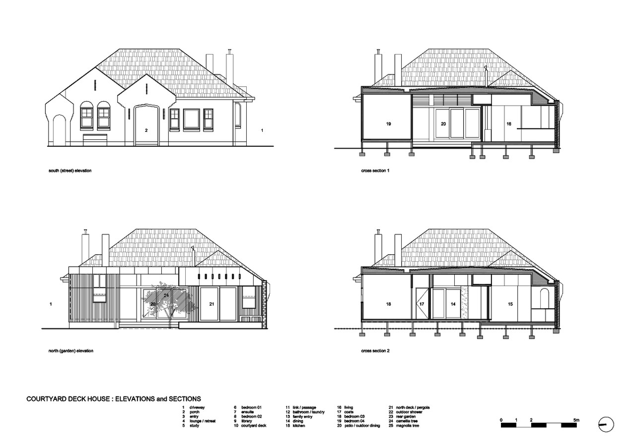 Courtyard Deck House by ZGA Studio - Sheet13