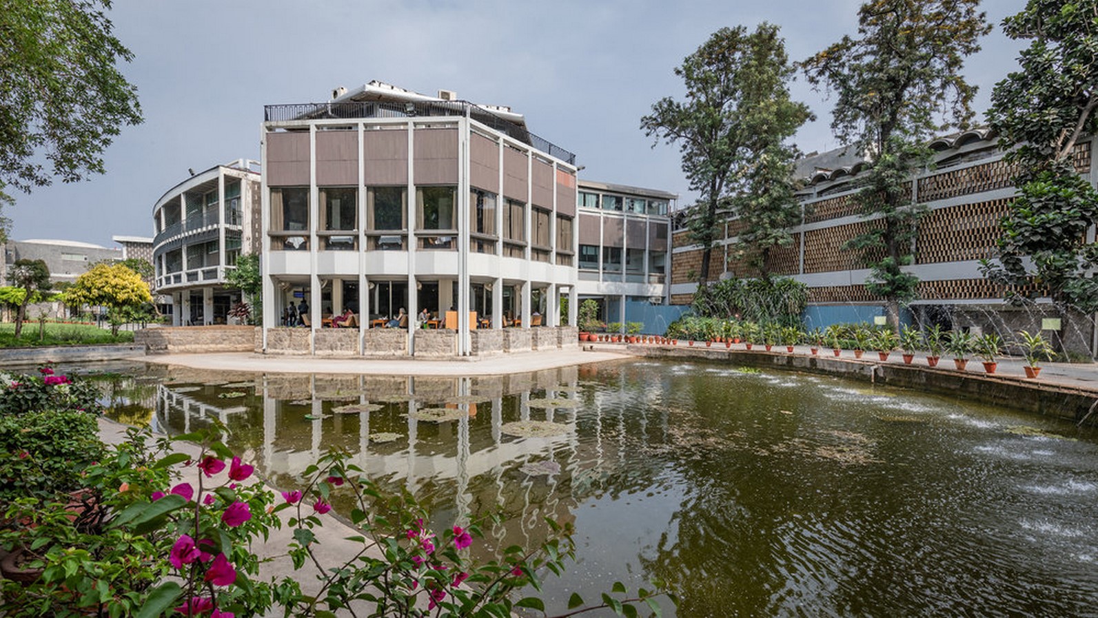 India International Centre or IIC by Joseph Allen Stein: A structure of three - Sheet3