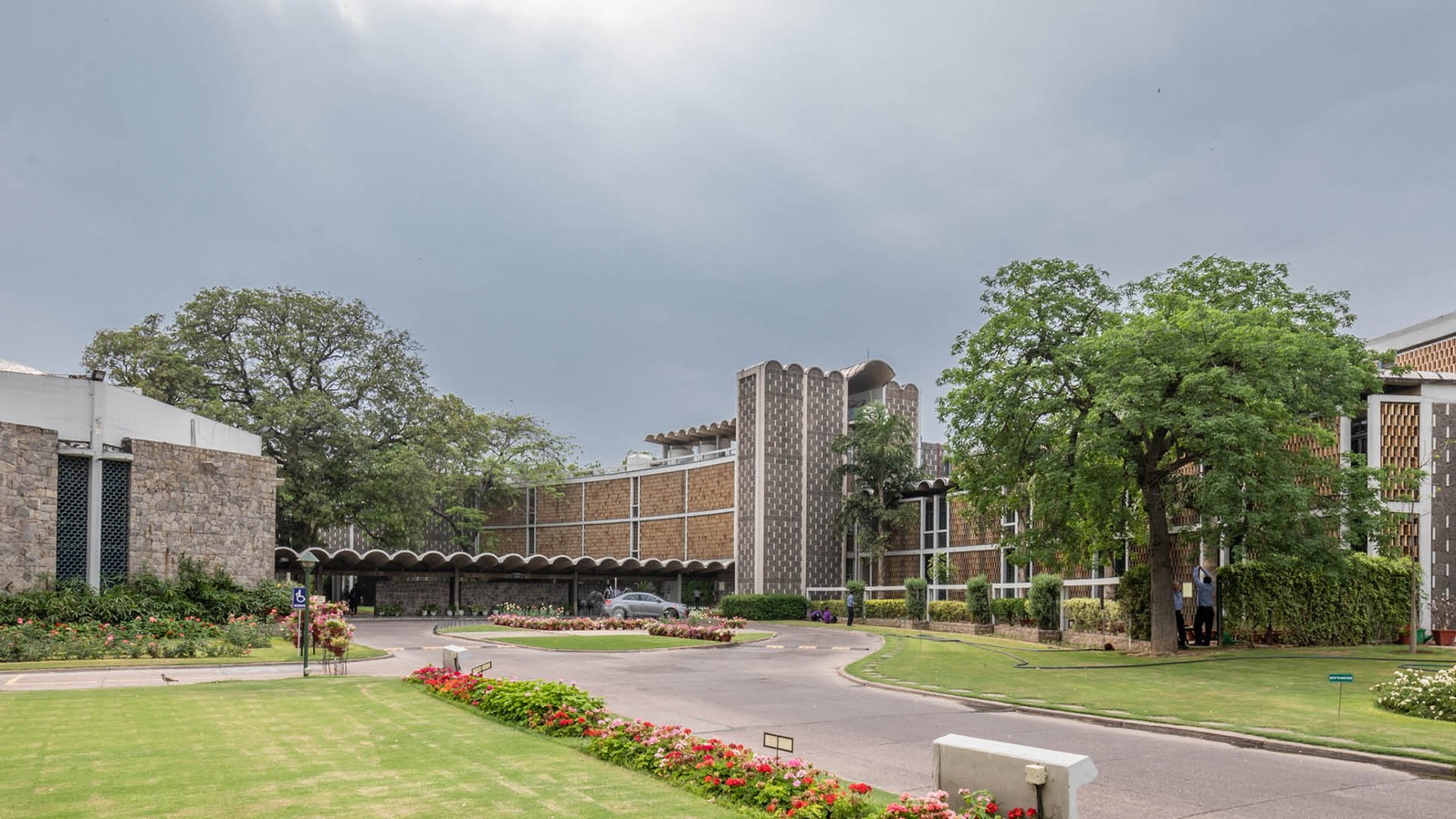India International Centre or IIC by Joseph Allen Stein: A structure of three - Sheet4