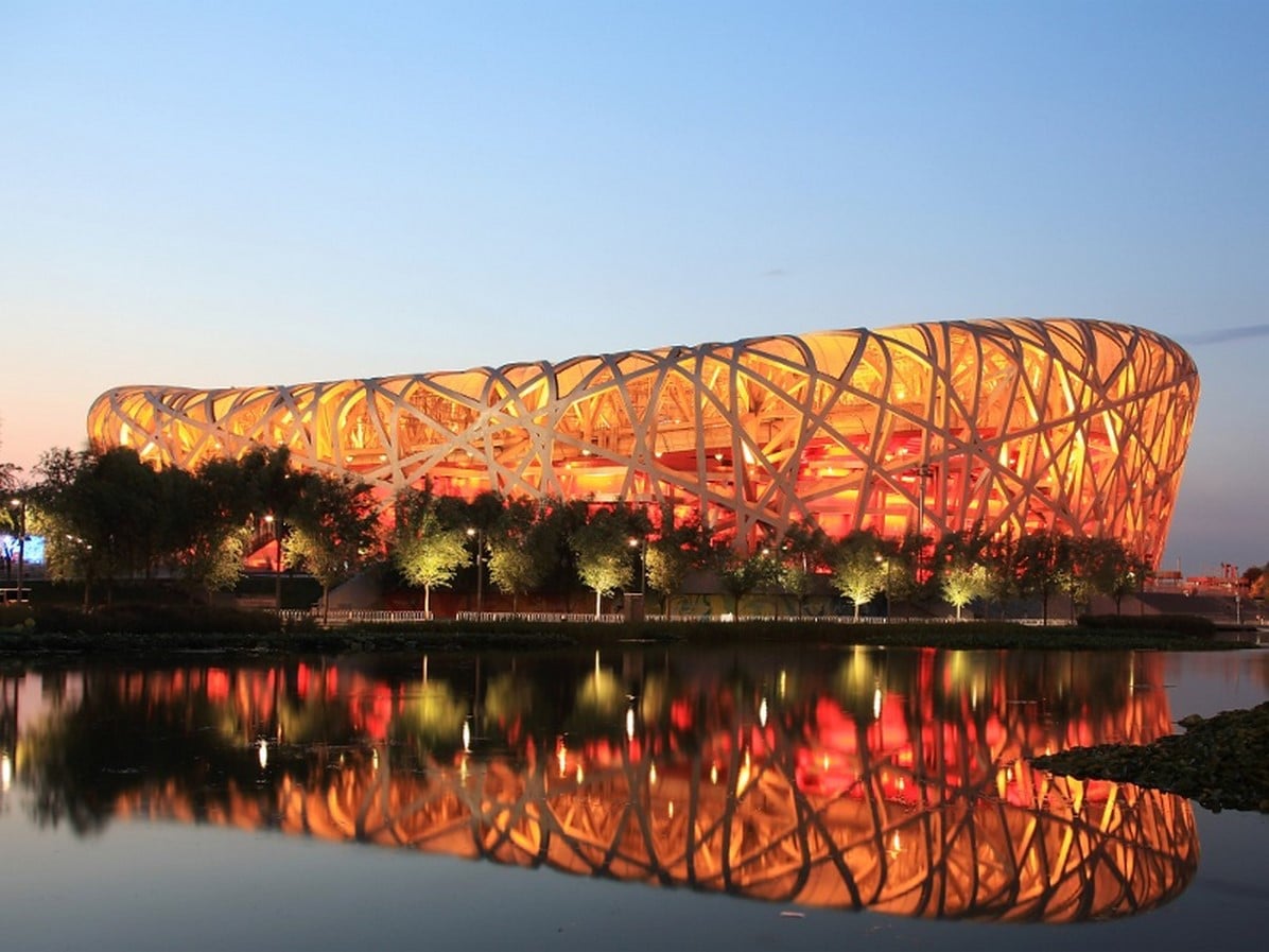 Beijing National Stadium in Beijing, China. - Sheet1