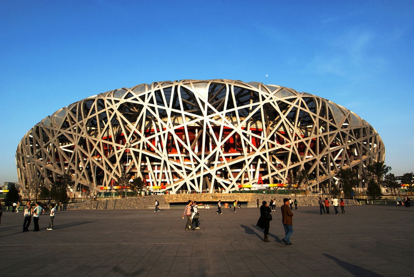 Beijing National Stadium in Beijing, China. - Sheet2