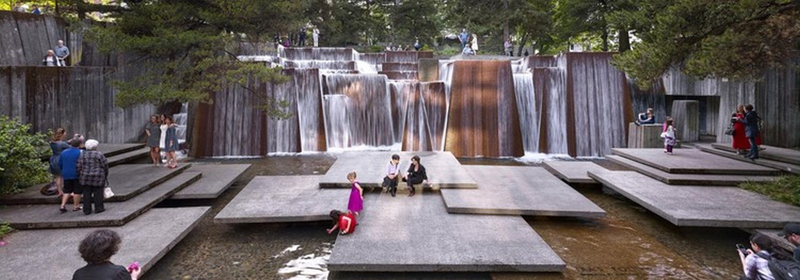 Keller Fountain Park in Portland, Oregon. - Sheet1