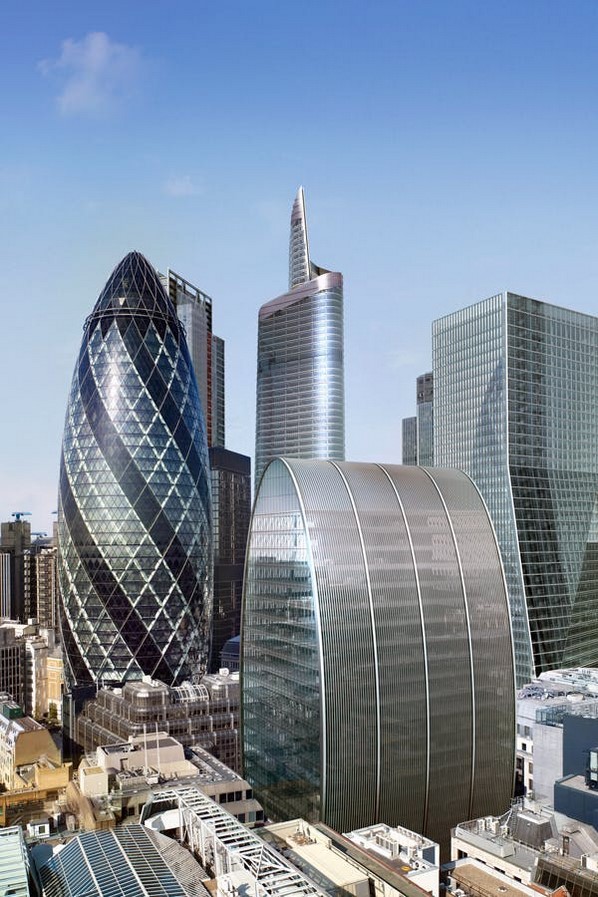 The Gherkin in London, United Kingdom. - Sheet1