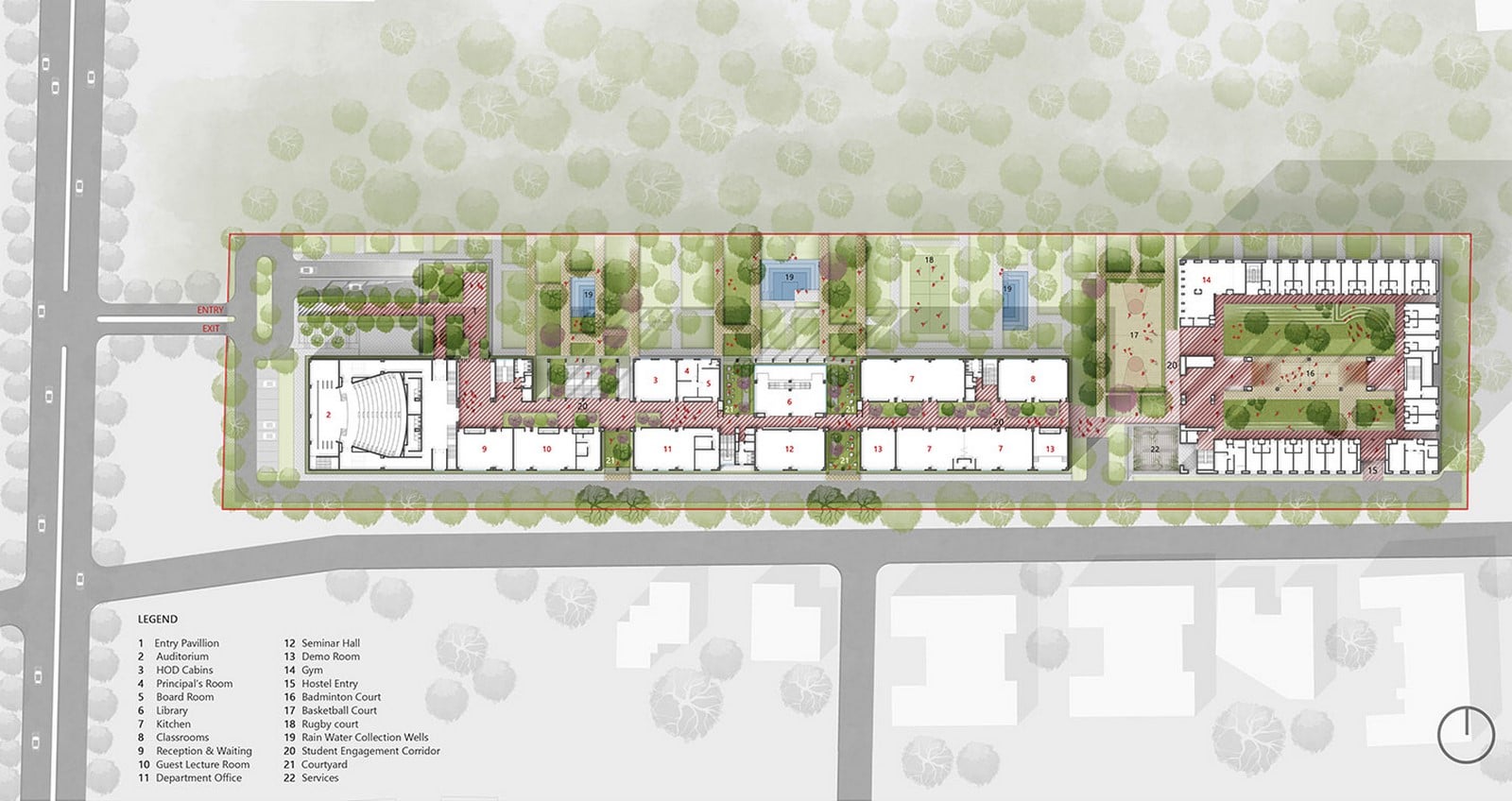 The Lalit Suri Hospitality School by Morphogenesis: In cohabitation with nature - Sheet2
