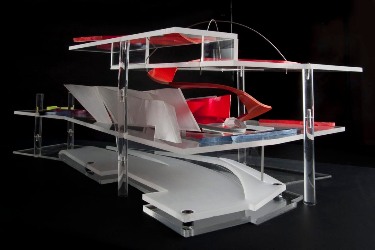 Moonsoon Restaurant by Zaha Hadid: Hypertechnological Architecture - Sheet1