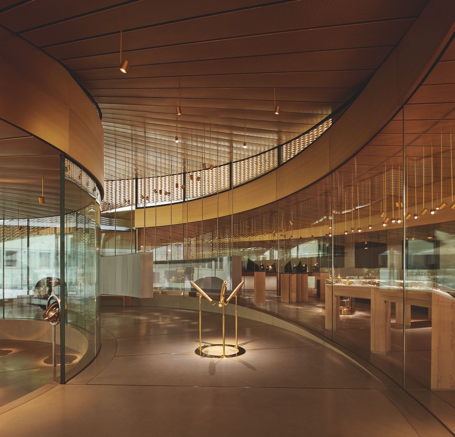 Audemars Piguet Museum by Bjarke Ingles Group: Spiral-shaped Glass Pavilion - Sheet2
