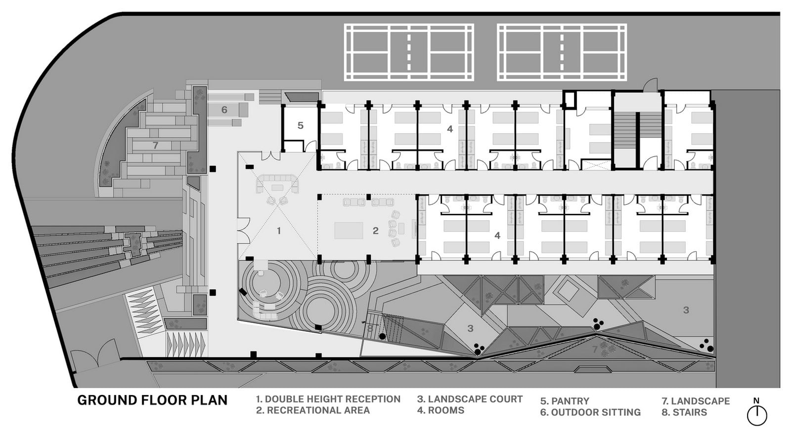 Girls' Hostel Featuring Free-Standing Façade In Gurugram built by Zero Energy Design Lab - Sheet3