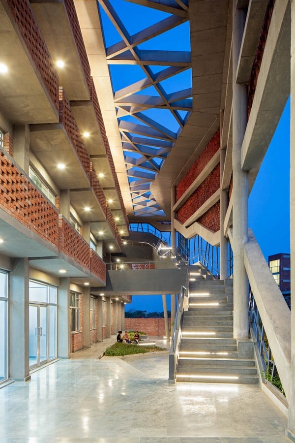 Girls' Hostel Featuring Free-Standing Façade In Gurugram built by Zero Energy Design Lab - Sheet4
