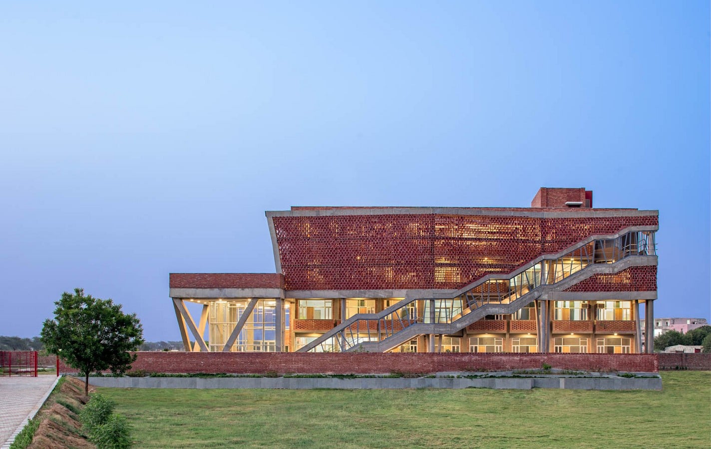Girls' Hostel Featuring Free-Standing Façade In Gurugram built by Zero Energy Design Lab - Sheet5