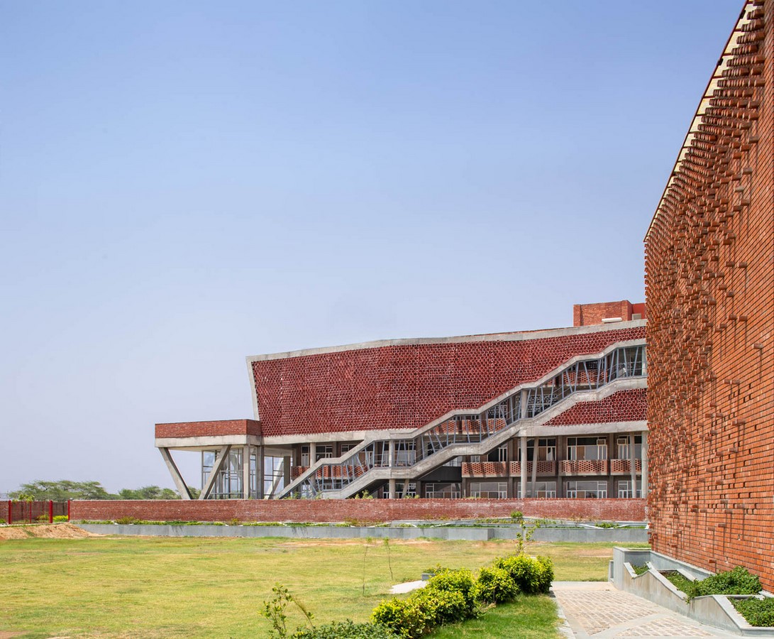 Girls' Hostel Featuring Free-Standing Façade In Gurugram built by Zero Energy Design Lab - Sheet7