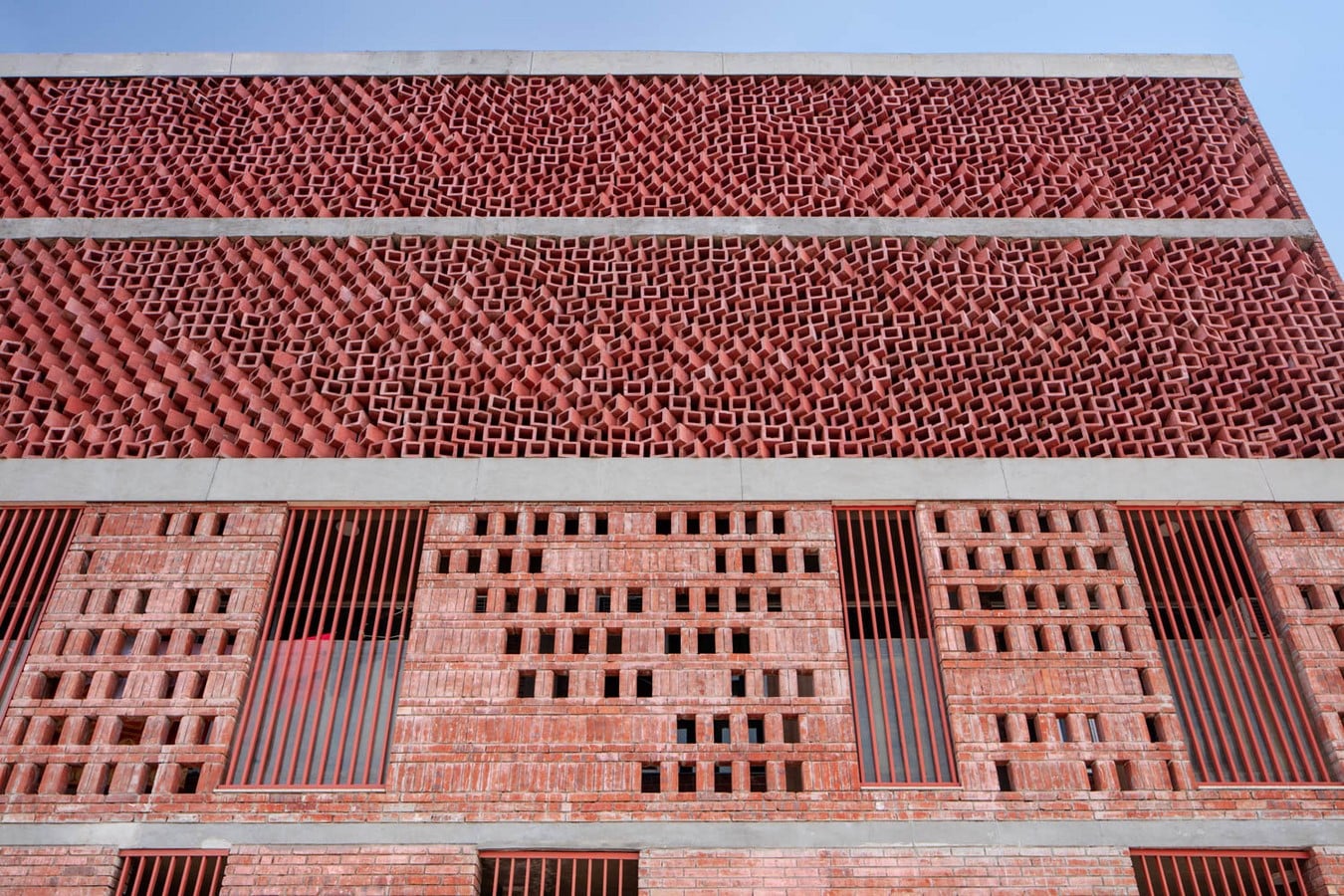 Girls' Hostel Featuring Free-Standing Façade In Gurugram built by Zero Energy Design Lab - Sheet8