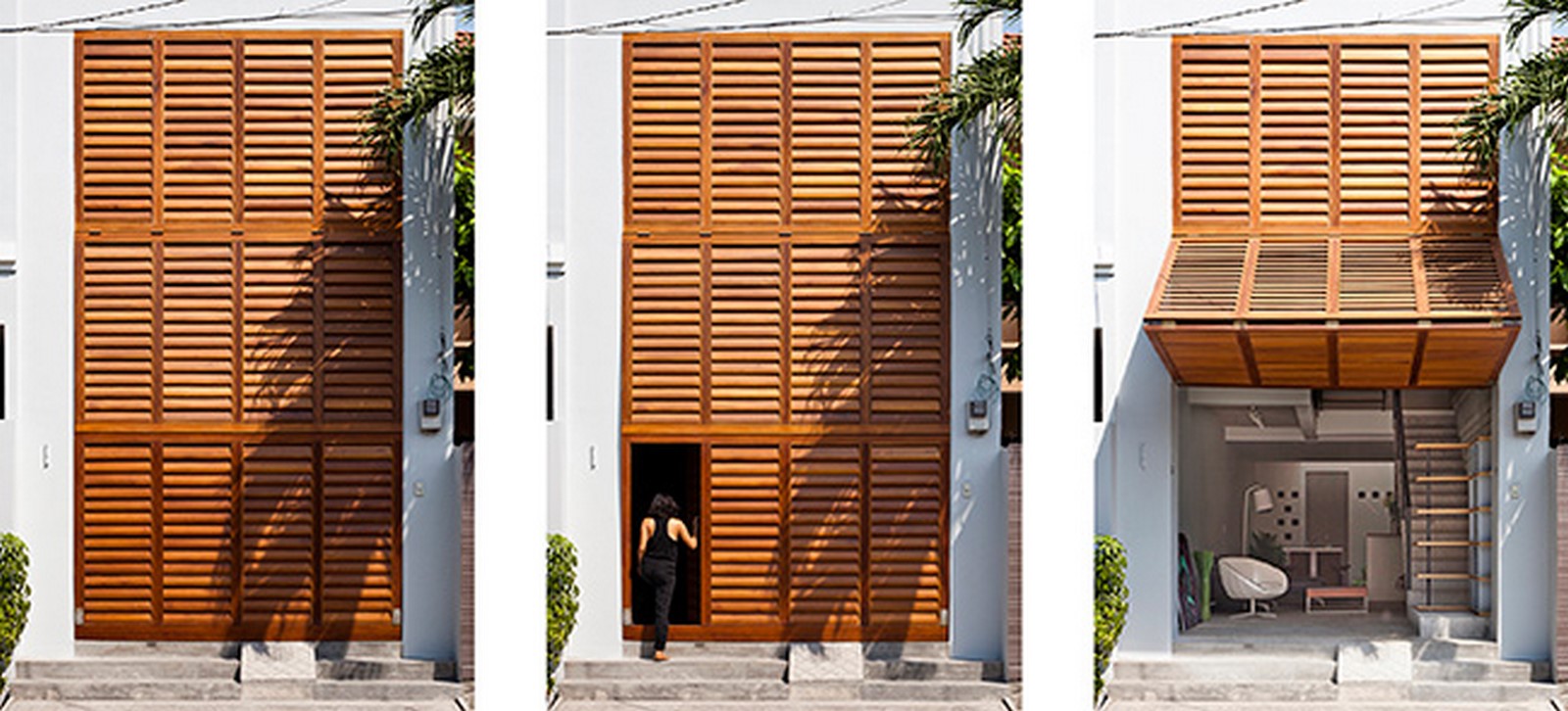 Town House with a Folding up Shutter - Sheet1
