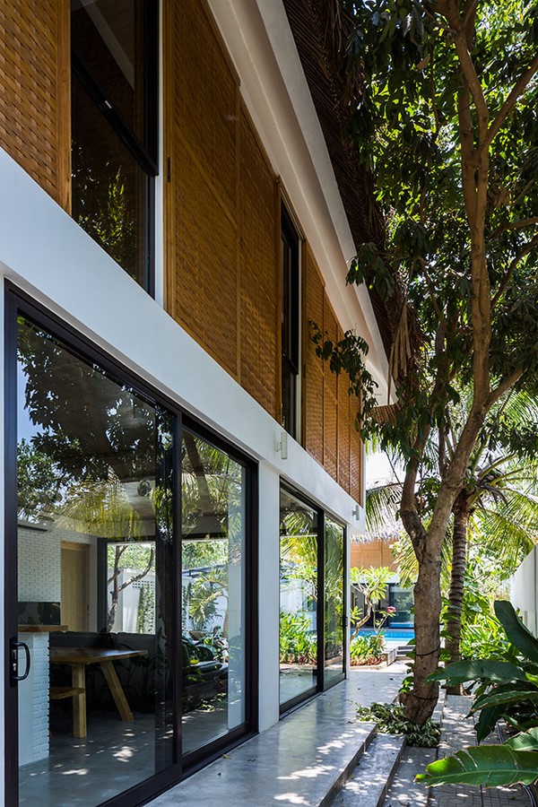 Tropical Holiday House with Woven Sliding Panels - Sheet2