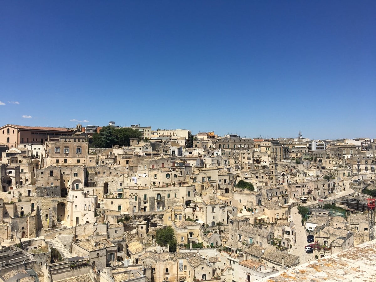 Architecture of Matera settlement in Italy - Sheet6