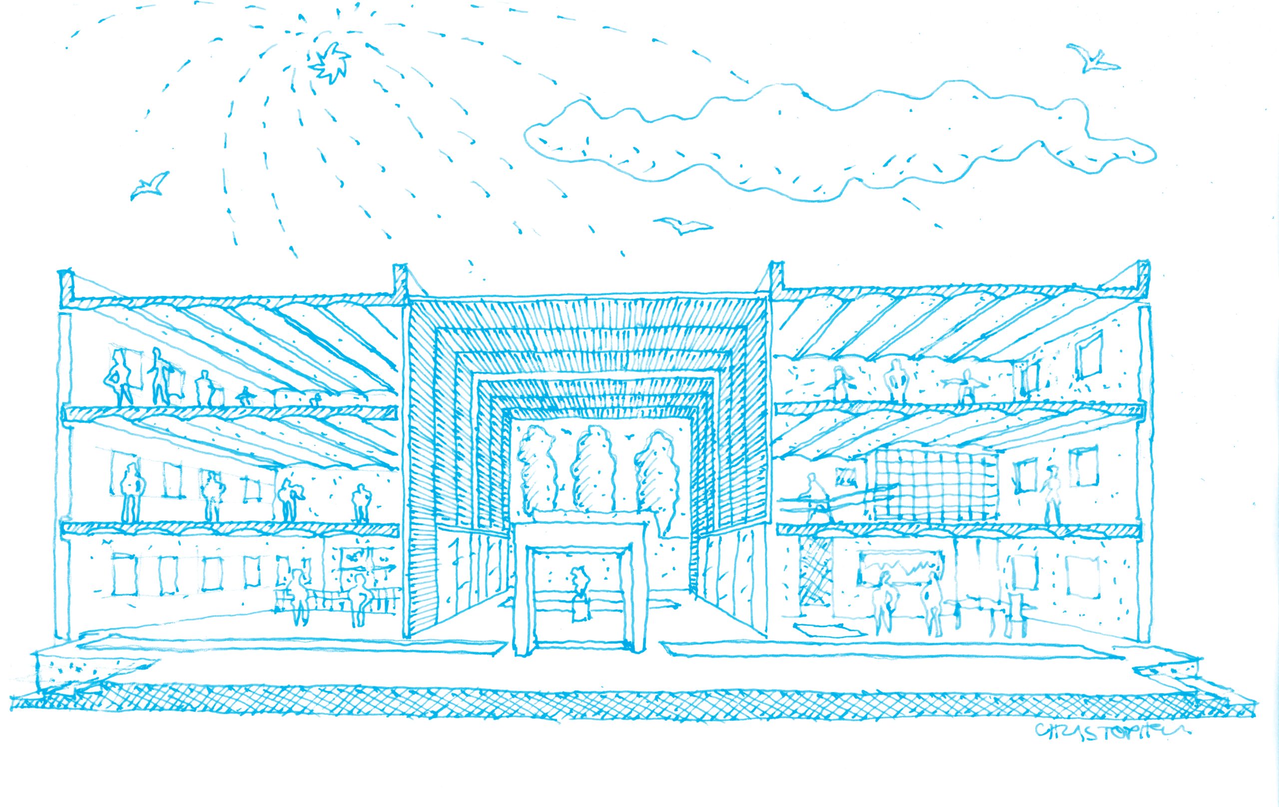 India House, Pune by Christopher Charles Benninger: Inspired by Traditions - Sheet2