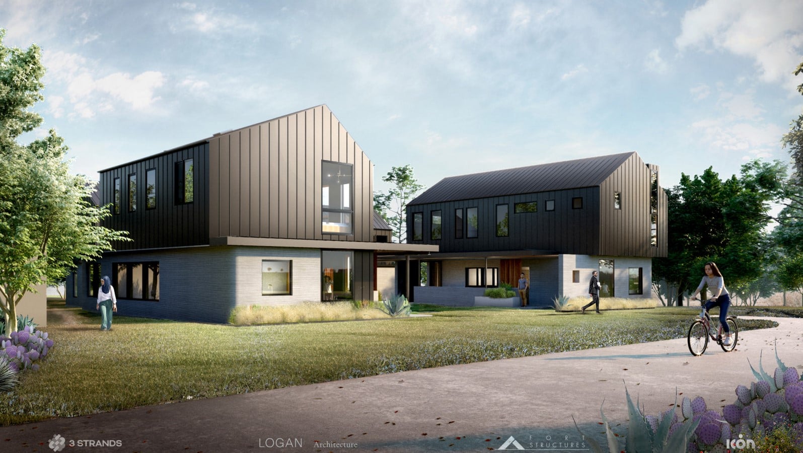 Plans For 3D-Printed Multi-Home Project In Texas revealed by ICON - Sheet1