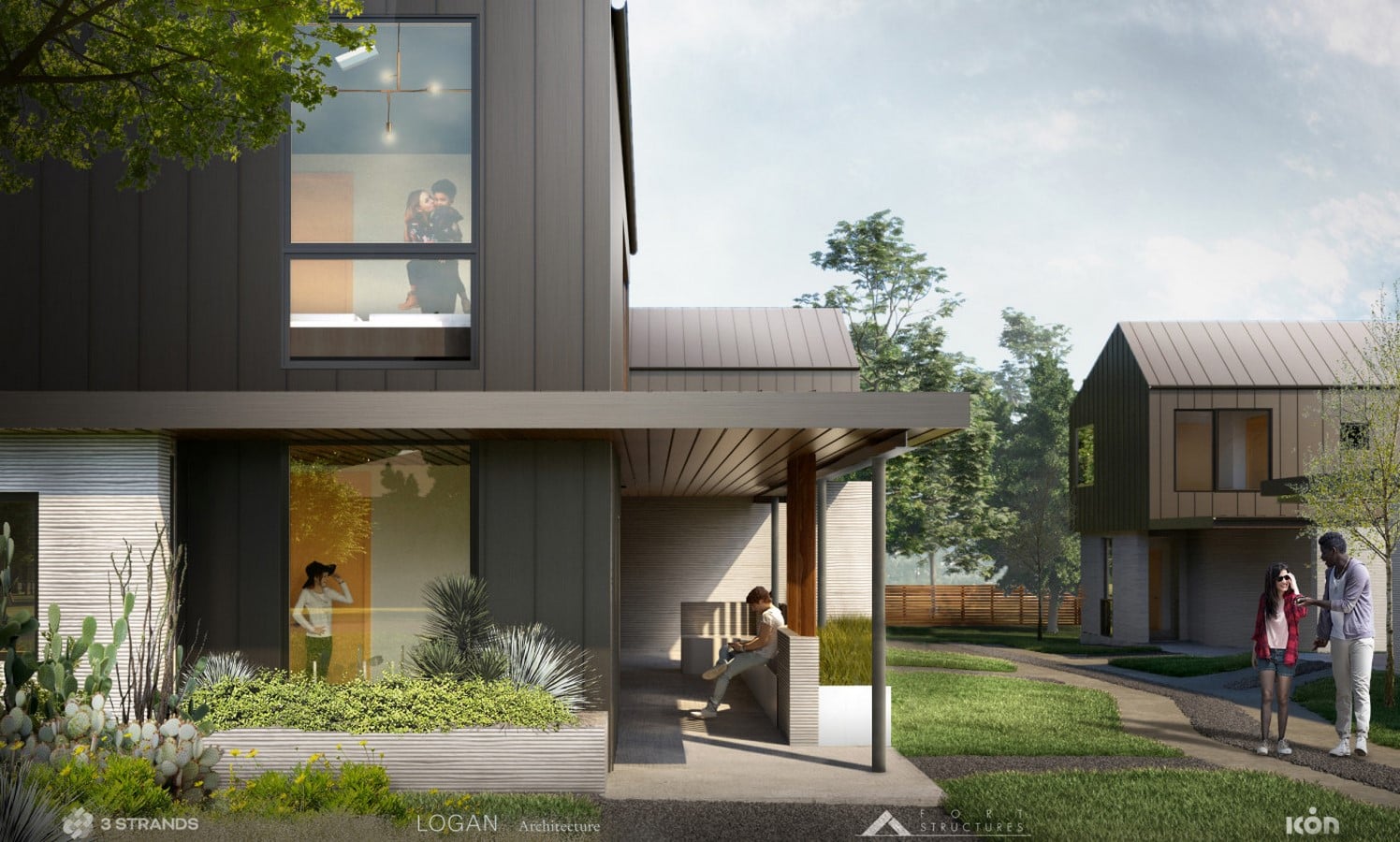 Plans For 3D-Printed Multi-Home Project In Texas revealed by ICON - Sheet2