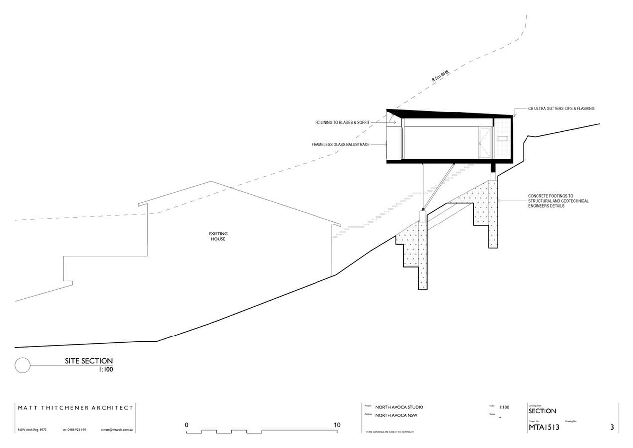 North Avoca Studio by Matt Thitchener Architect - Sheet13