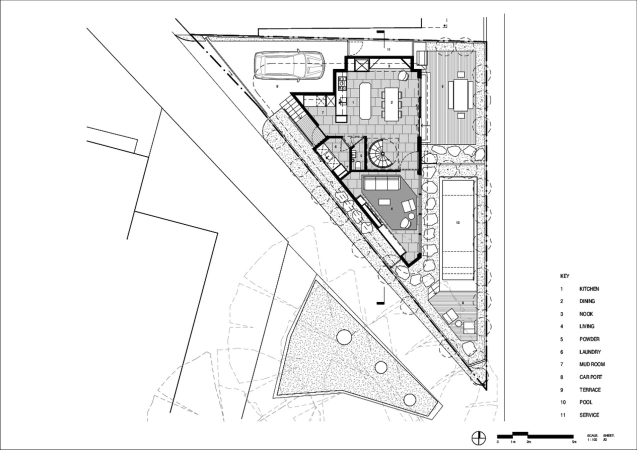 Triangle House by Molecule Studio - Sheet15