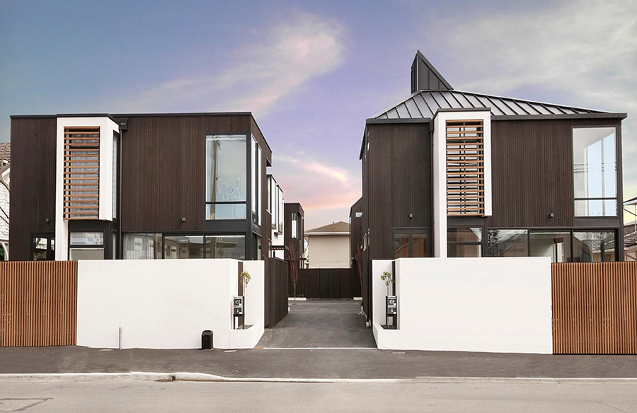 Durham Street Townhouses By Borrmeister Architects Ltd