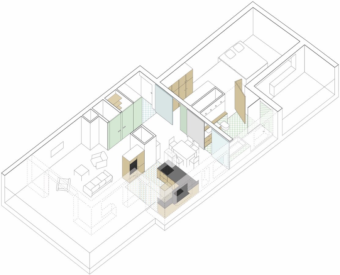 Apartment with a view by Atelier Starzak Strebicki - Sheet8