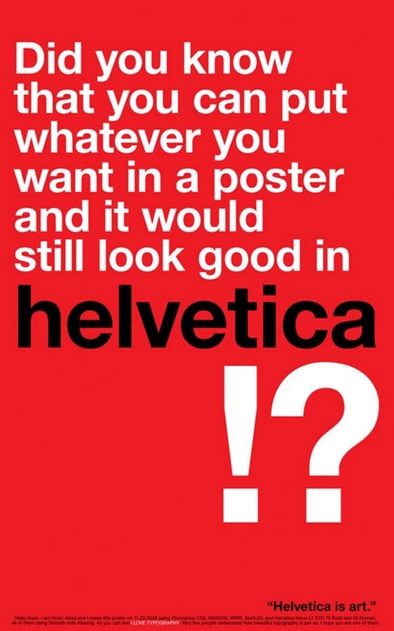 Fonts for Architects -Helvetica - Sheet1
