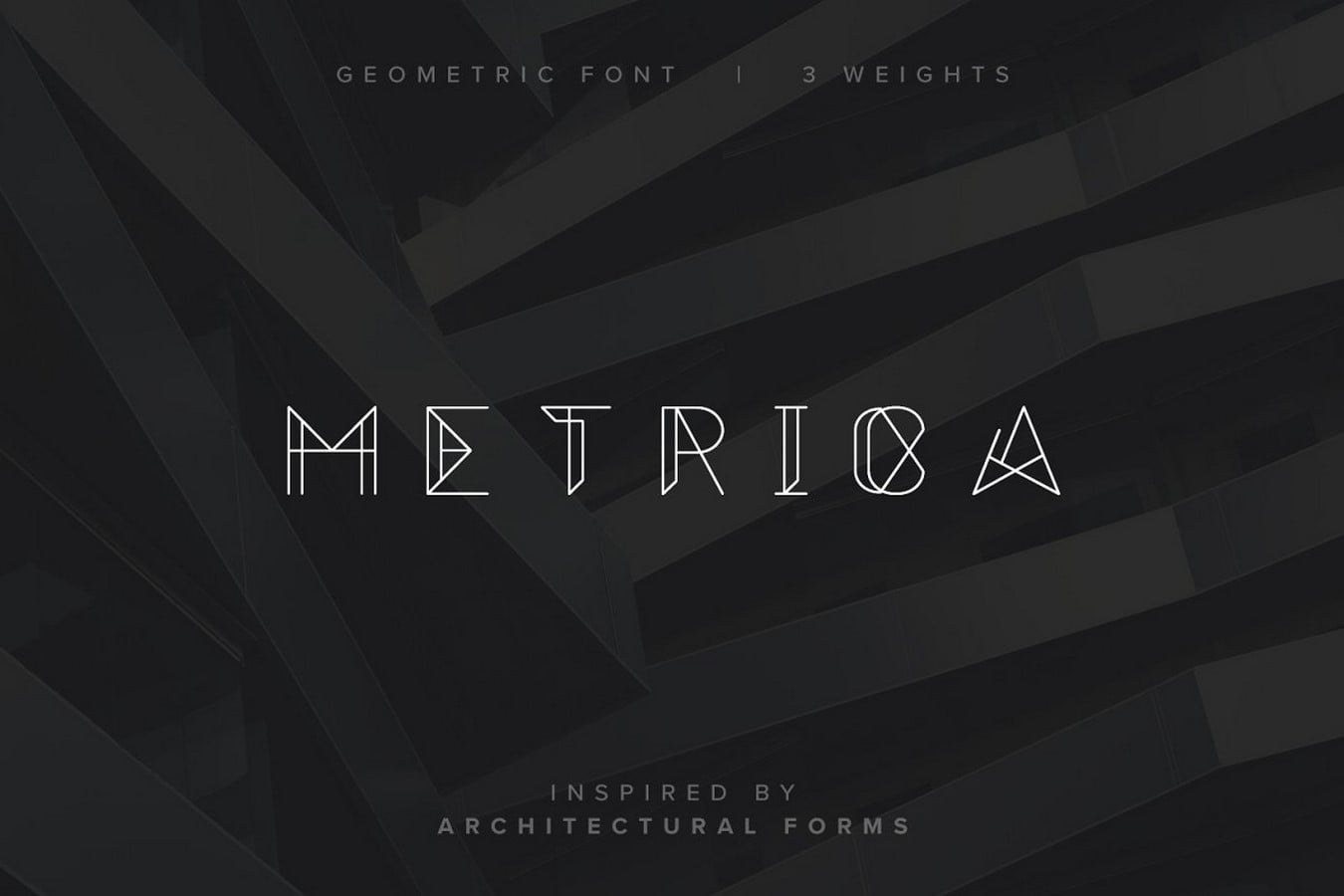 Fonts for Architects -Metrica Font - Sheet1