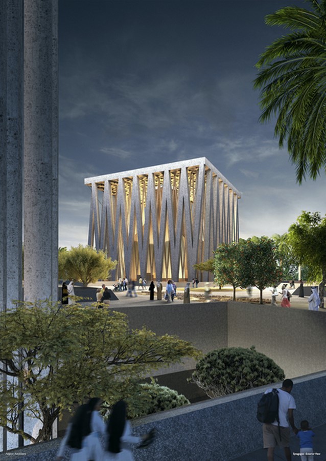 The Abrahamic Family House by Adjaye Associates Powerful Plutonic Forms - Sheet4