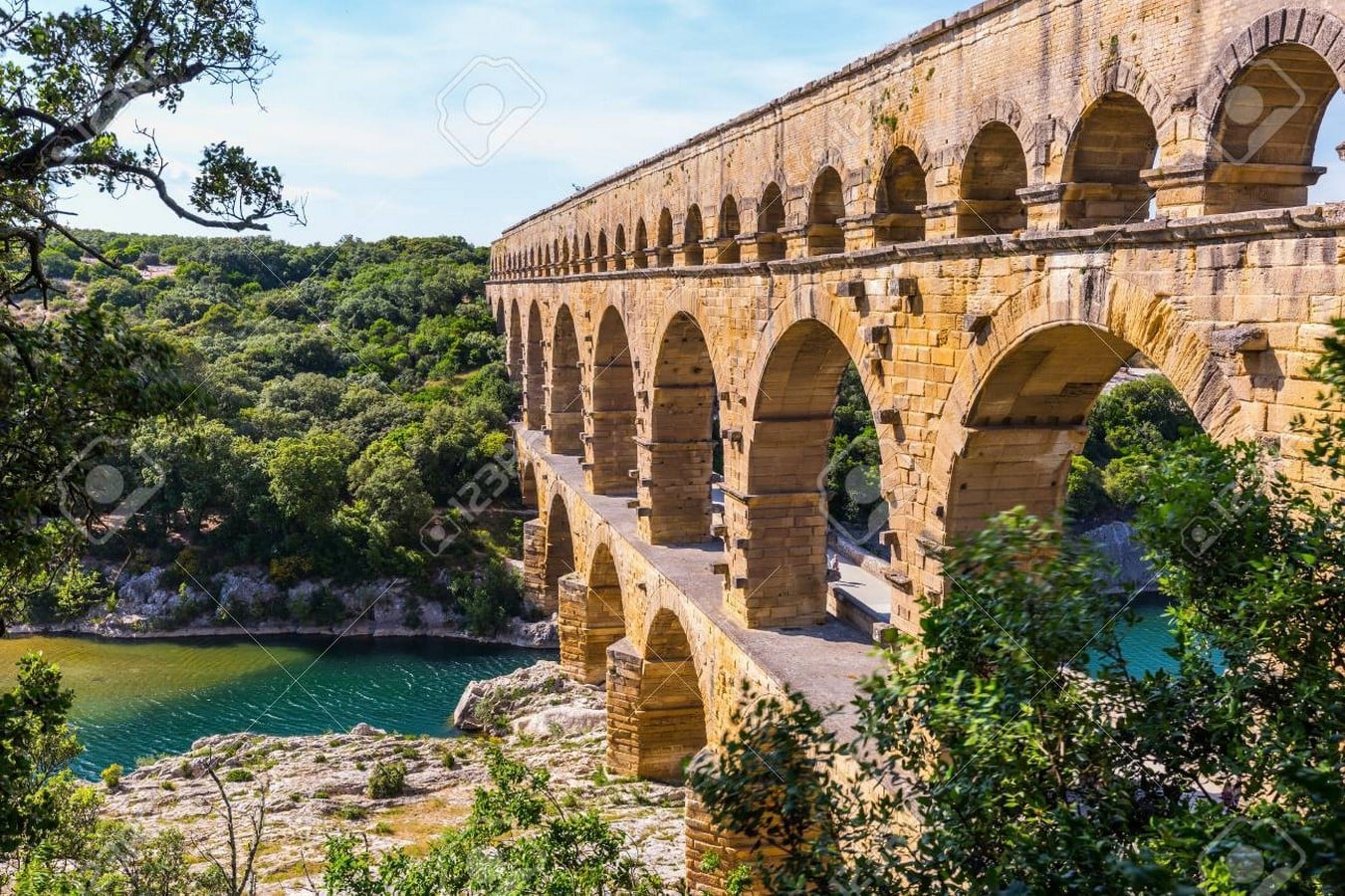 Pont Du Gard, Roman Aqueducts, France - Sheet2