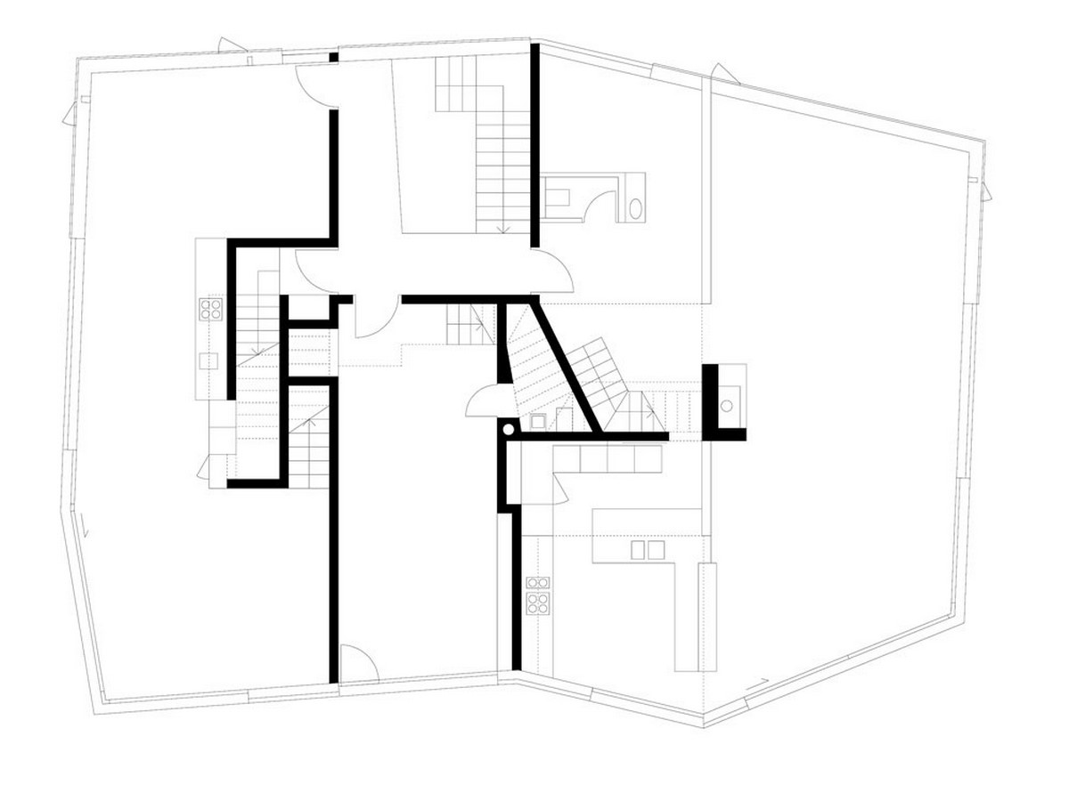 House for architects and artists, Zurich, Switzerland,  2004 - Sheet2
