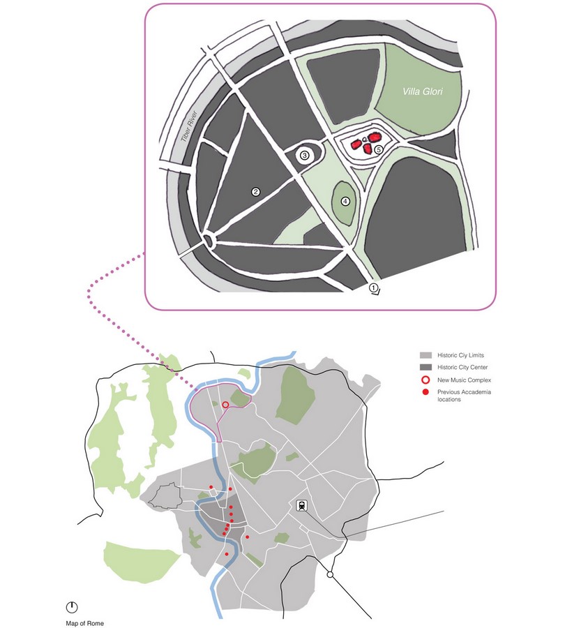 Parco Della Musica by Renzo Piano: 60 year-old Dream - Sheet2