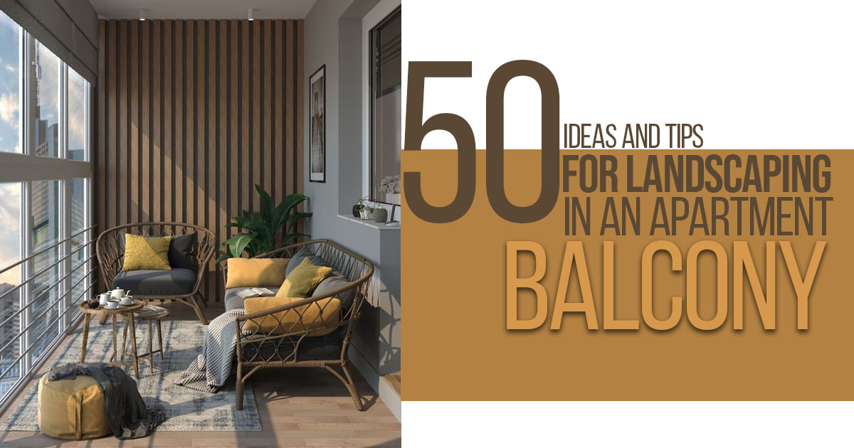 50 Ideas and Tips for Landscaping in an apartment balcony - RTF
