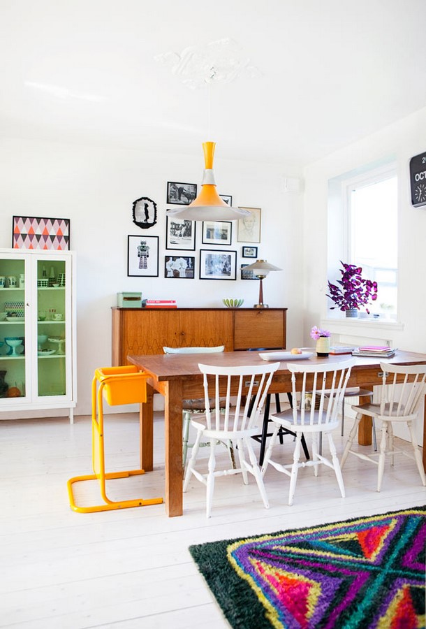 30 Examples of split complementary color scheme in Interiors - Sheet24