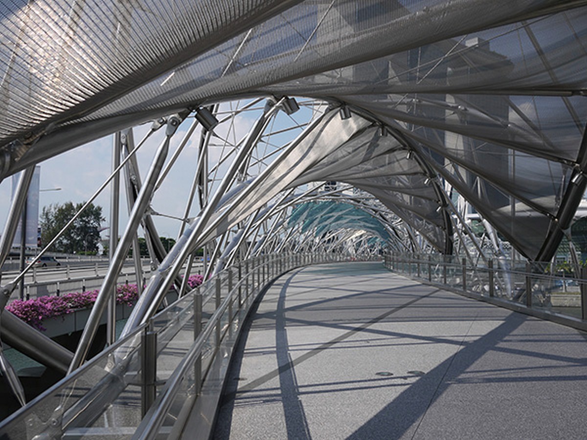 Helix Bridge by Architects 61: Inspired by DNA - Sheet3
