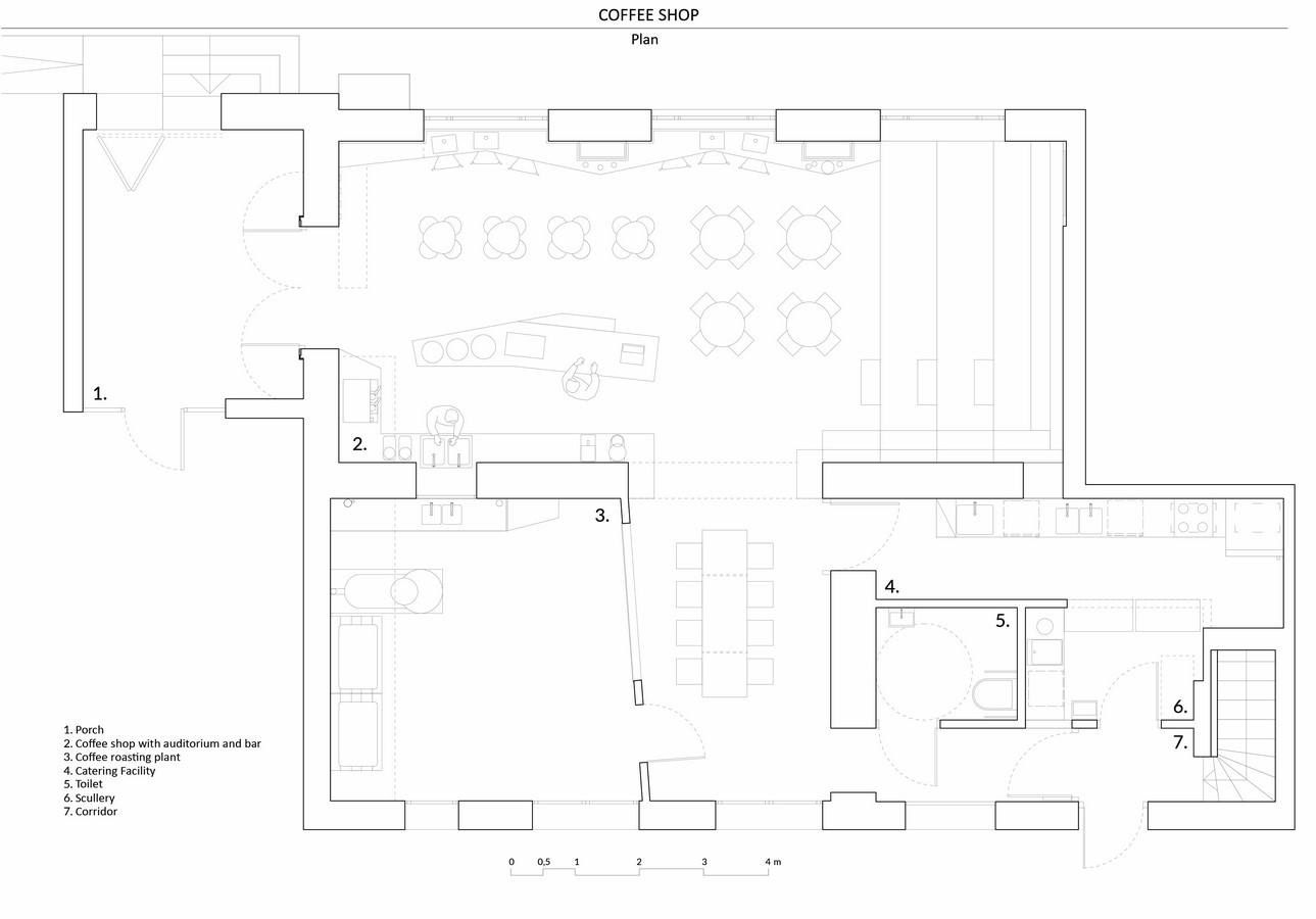 Coffee house and bookshop Kahawa by Atelier Starzak Strebicki - Sheet10