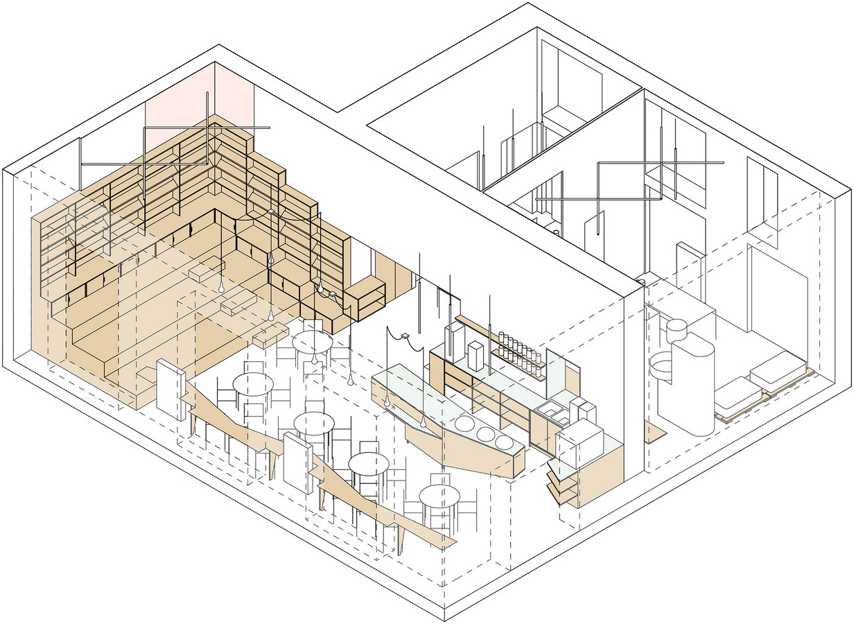 Coffee house and bookshop Kahawa by Atelier Starzak Strebicki - Sheet9