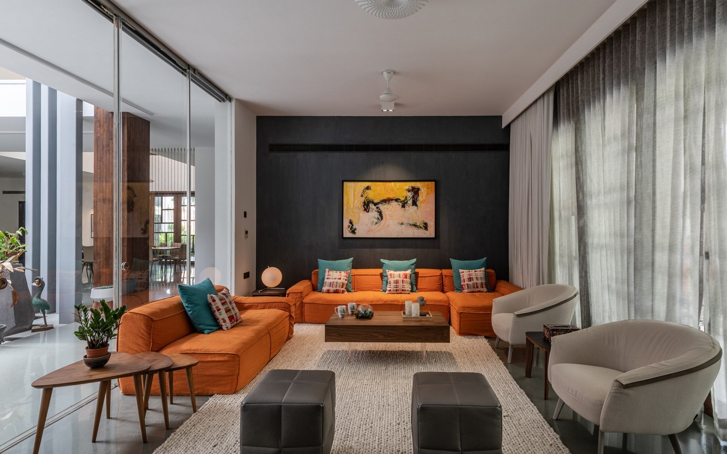 The Courtyard House by Associated Architects Pvt. Ltd - Sheet1