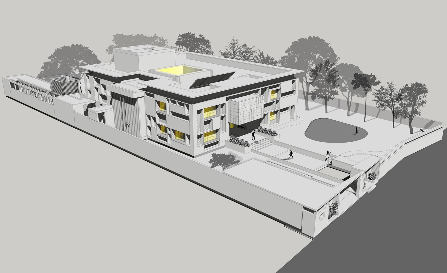 The Courtyard House by Associated Architects Pvt. Ltd - Sheet27