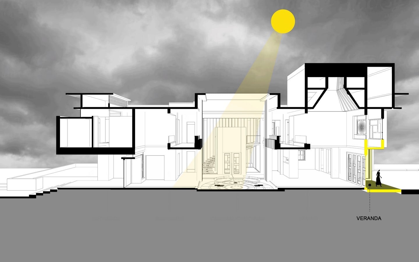 The Courtyard House by Associated Architects Pvt. Ltd - Sheet28