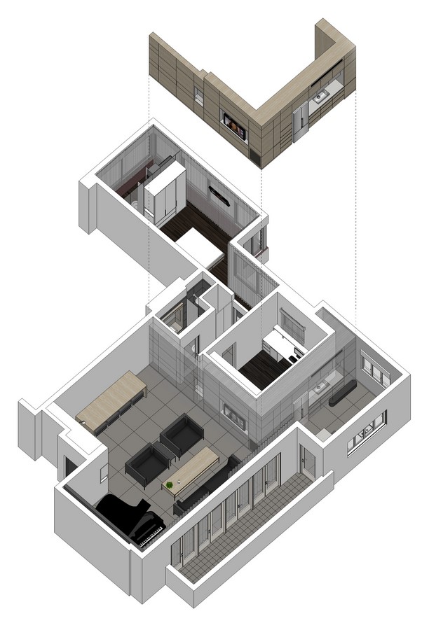 The Pianist’s Home by XS Studio for compact design - Sheet18