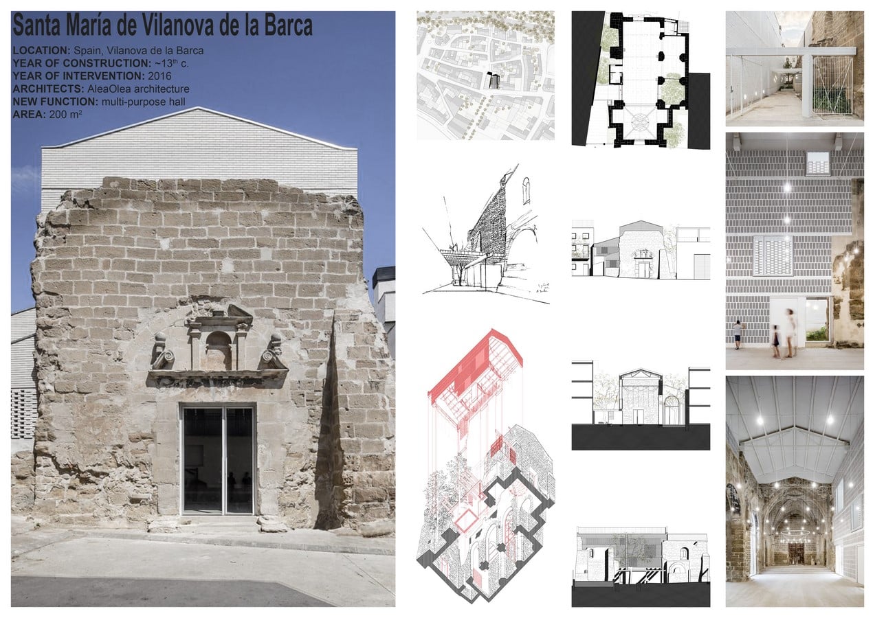 Adaptive reuse of sacred space - Sheet1