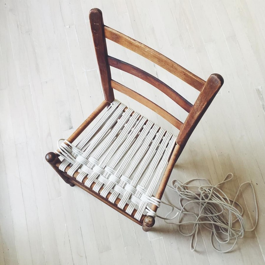 Woven Rope Chair_©Serena Mitnik-Miller - instagram.com